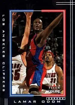 2001-02 Fleer Genuine #8 Lamar Odom