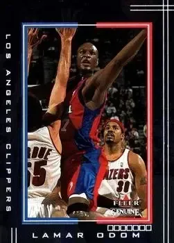 2001-02 Fleer Genuine #8 Lamar Odom