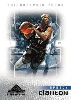 2001-02 Fleer Marquee #4 Speedy Claxton