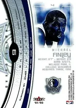 Back of Michael Finley
