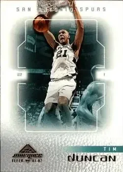 2001-02 Fleer Marquee #8 Tim Duncan