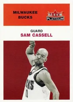 2001-02 Fleer Platinum #2 Sam Cassell