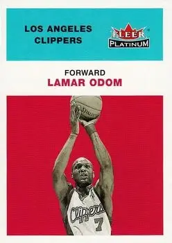 2001-02 Fleer Platinum #6 Lamar Odom