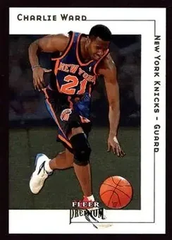 2001-02 Fleer Premium #2 - Charlie Ward - New York Knicks