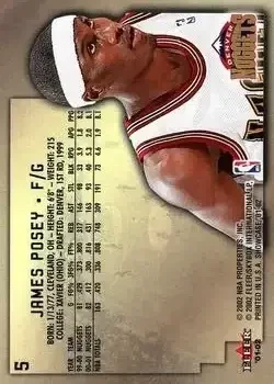 Back of James Posey