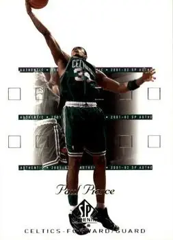 2001-02 SP Authentic #4 Paul Pierce