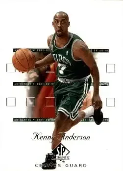 2001-02 SP Authentic #6 Kenny Anderson