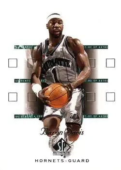 2001-02 SP Authentic #7 Baron Davis