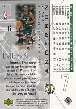 Back of Kenny Anderson