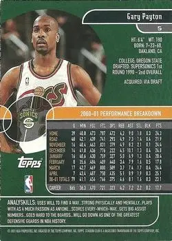 Back of Gary Payton