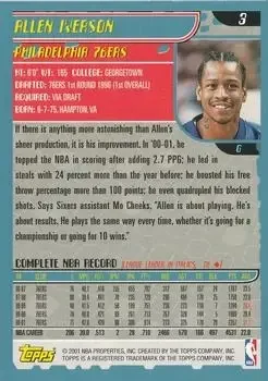 Back of Allen Iverson