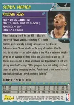 Back of Shawn Marion