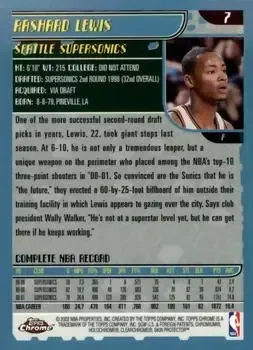 Back of Rashard Lewis