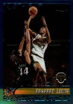 2001-02 Topps Chrome #7 Rashard Lewis