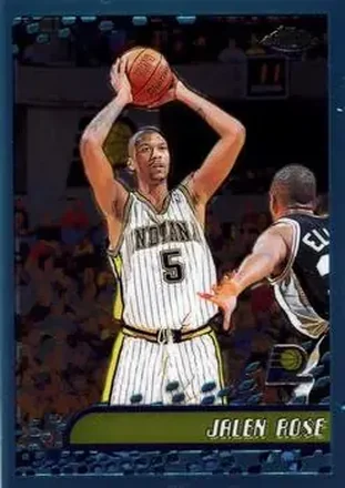 2001-02 Topps Chrome #12 Jalen Rose