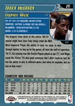 Back of Tracy McGrady