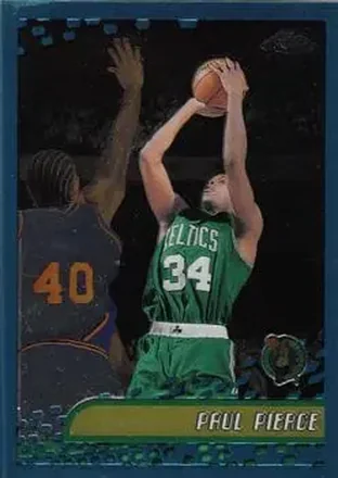 2001-02 Topps Chrome #44 - Paul Pierce - Boston Celtics 2001-02 Topps Chrome #44 - Paul Pierce - Boston Celtics