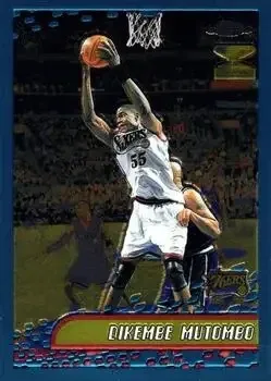 2001-02 Topps Chrome #55 Dikembe Mutombo
