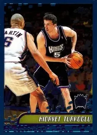2001-02 Topps Chrome #57 - Hedo Turkoglu - Sacramento Kings 2001-02 Topps Chrome #57 - Hedo Turkoglu - Sacramento Kings
