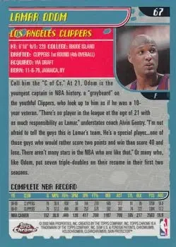 Back of Lamar Odom