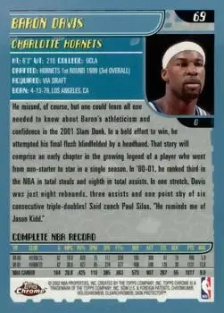 Back of Baron Davis