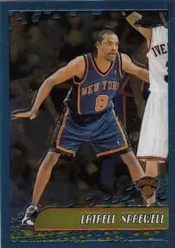 2001-02 Topps Chrome #71 Latrell Sprewell