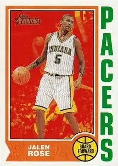 2001-02 Topps Heritage #2 Jalen Rose
