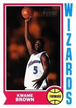 2001-02 Topps Heritage #3 Kwame Brown