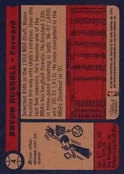 Back of Bryon Russell