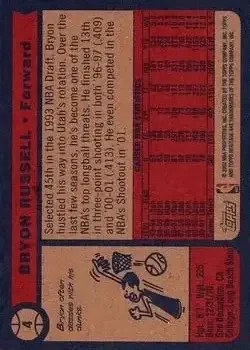 Back of Bryon Russell