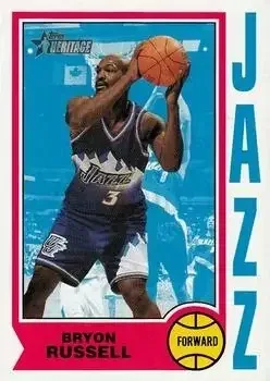 2001-02 Topps Heritage #4 Bryon Russell