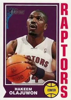 2001-02 Topps Heritage #5 Hakeem Olajuwon