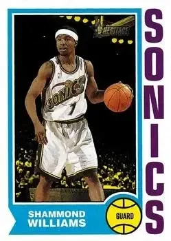 2001-02 Topps Heritage #6 Shammond Williams