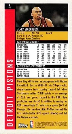 Back of Jerry Stackhouse