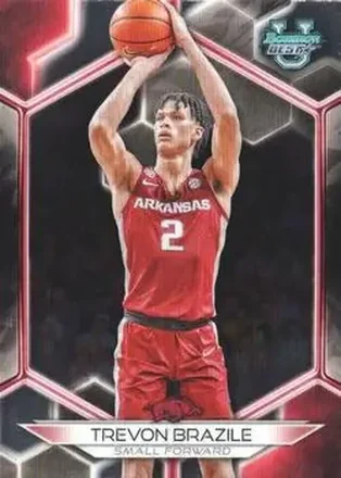 2023-24 Bowman University Best #5 Trevon Brazile