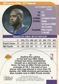 Back of Shaquille O'Neal