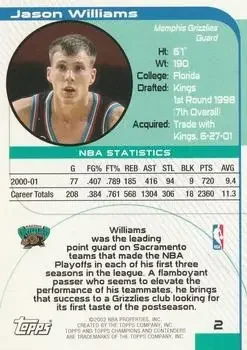 Back of Jason Williams