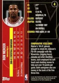 Back of Ron Mercer