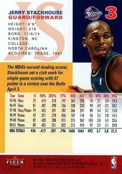 Back of Jerry Stackhouse