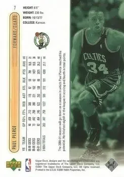 Back of Paul Pierce