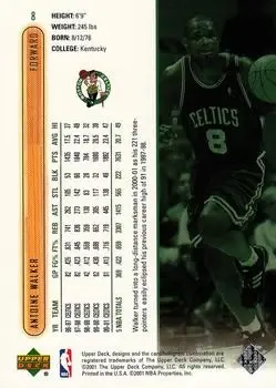 Back of Antoine Walker