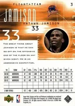 Back of Antawn Jamison