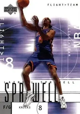2001-02 Upper Deck Flight Team #4 Latrell Sprewell