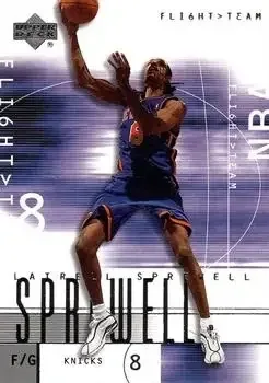 2001-02 Upper Deck Flight Team #4 Latrell Sprewell