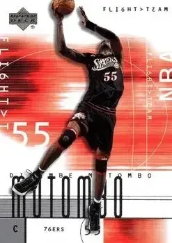 2001-02 Upper Deck Flight Team #6 Dikembe Mutombo