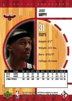 Back of Jason Terry