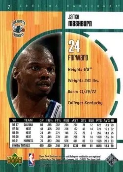 Back of Jamal Mashburn