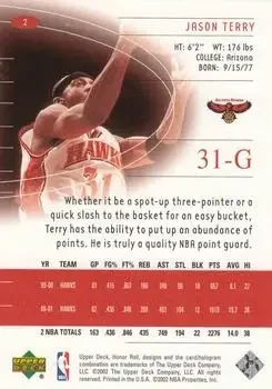 Back of Jason Terry