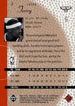 Back of Jason Terry