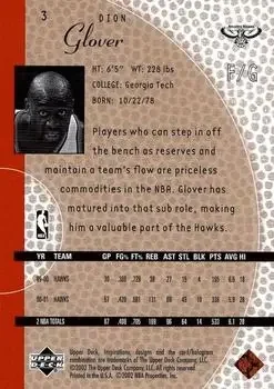 Back of Dion Glover